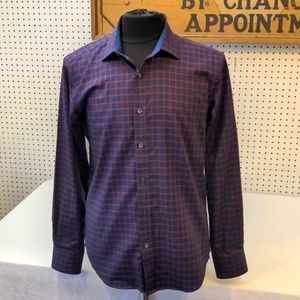 Bugatchi Shaped Fit Dress Shirt Medium